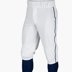 CHAMPRO Men' Standard Adult Triple Crown Knicker, Adult Large, White/Navy